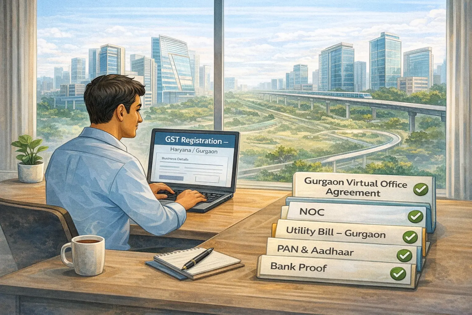 Virtual Office in Gurgaon for GST Registration: Step-by-Step 2026 Guide